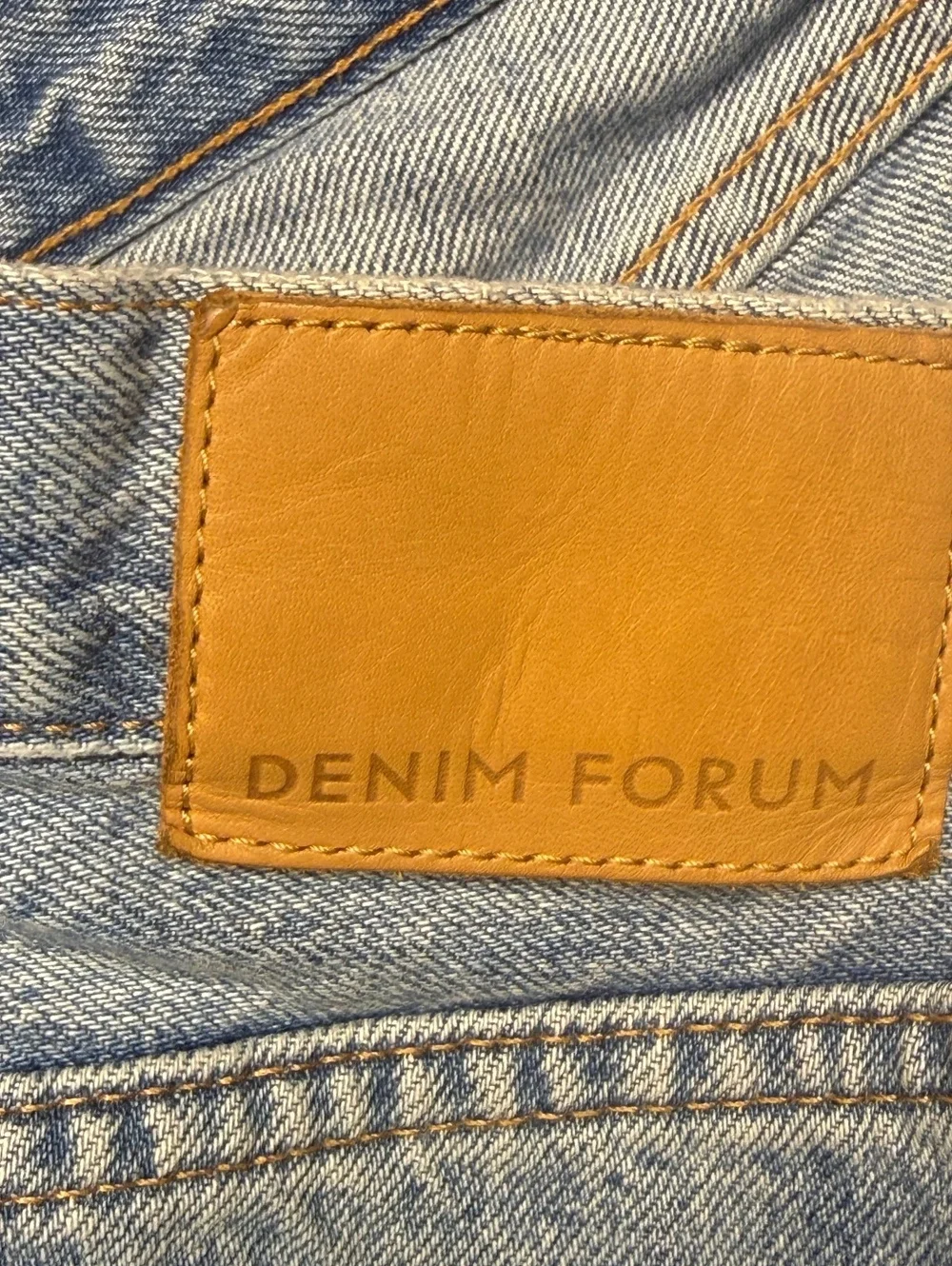 Denim Forum The '90s Halle Skirt Women 29 Light Blue Denim